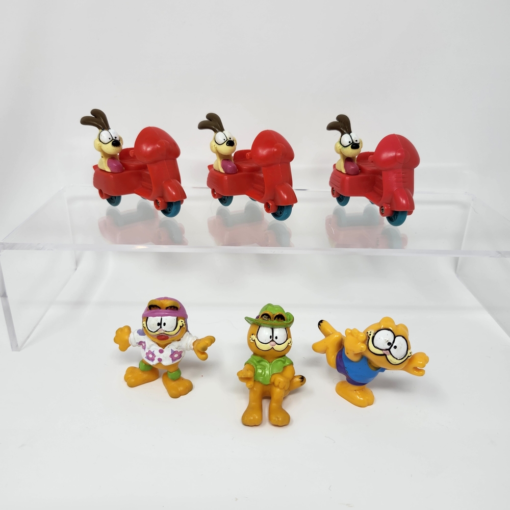 Vtg Garfield and Friends Toy Set